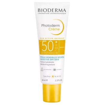 Bioderma Cremă de protecție solară pentru piele sensibilă și uscată SPF 50+ Photoderm Creme (Cream) 40 ml