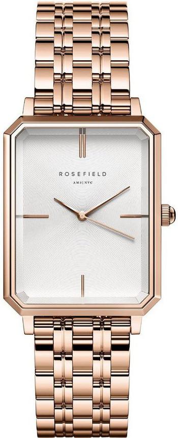 Rosefield The Octagon White Sunray Steel Rose Gold OCWSRG-O42