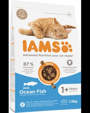 IAMS for Vitality Hrana uscata pentru pisici adulte cu peste oceanic 1,5kg