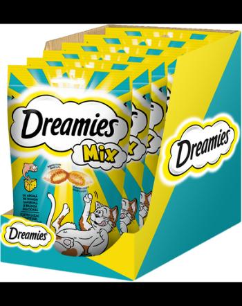 DREAMIES Mix cu branza si somon 6x60 g pentru pisici