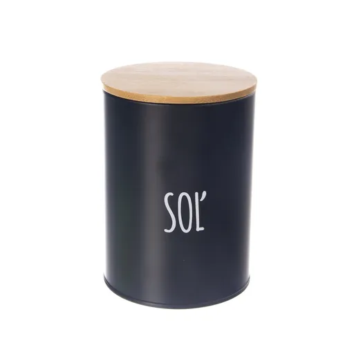 Orion Cutie de sare din tablă BLACK