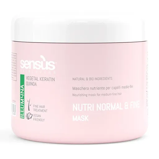 Masca de Par Sensus Illumyna Nutri NormalFine Mask 500 ml