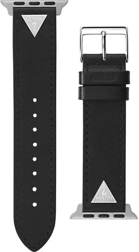 Guess Curea din piele pentru Apple Watch (38 - 41 mm) - Black Triangle CS2006S4