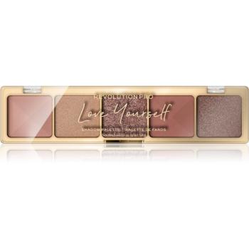 Revolution PRO Glam paletă cu farduri de ochi culoare Love Yourself Soft Pink 5,5 g