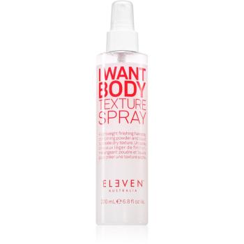 Eleven Australia I Want Body Texture Spray spray a hajtérfogat növelésére gyenge hajra 200 ml