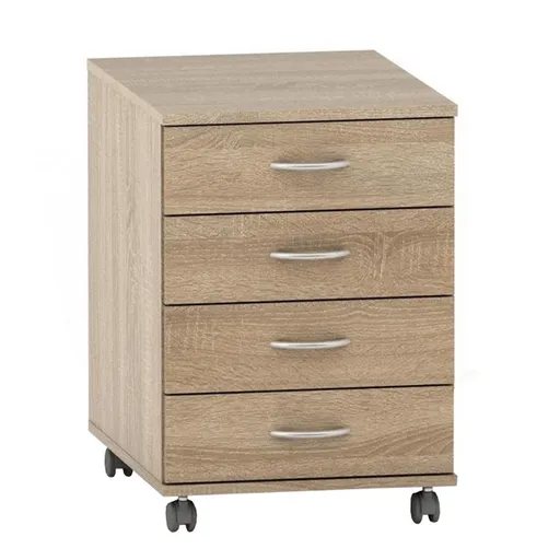 Comoda pe roți TEMPO ASISTENT 015, stejar sonoma