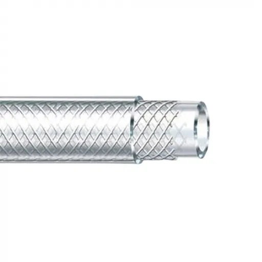 Furtun alimentar din PVC cu insertie textila, 6 x 12 mm, 30 bar, rola 50 m