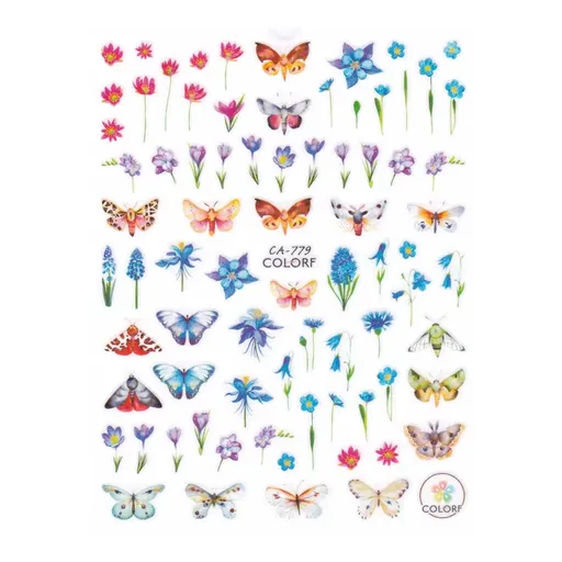 Abtibild Unghii 3D Oranjollie, CA-779