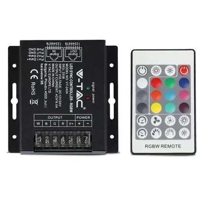 Controller banda LED cu dimmer 12V/24V V-TAC SKU-3338