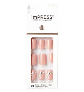 KISS Unghii autoadezive imPRESS Nails Crystal Blossom 30 buc