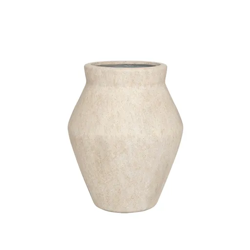 Pottery Pots Ghiveci de flori Fleuri înalt, travertin bej, dimensiuni multiple - Ghivece de ceramică mărimea: L - ⌀ 61, h. 75 cm