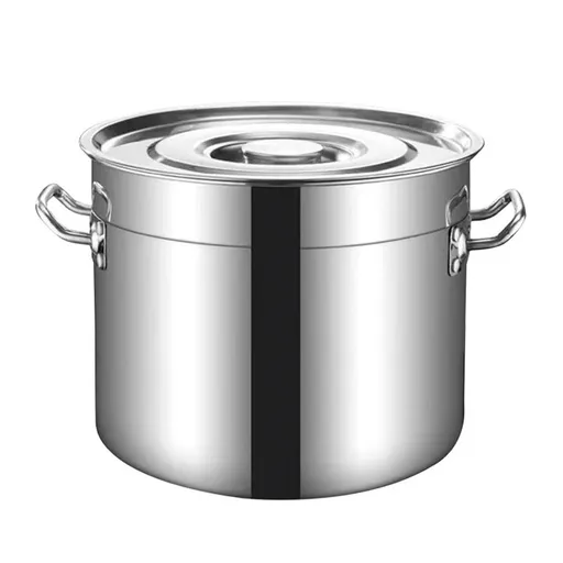 Oala cu capac Rosberg R51211C40S, 31 litri, 40x25 cm, Inox