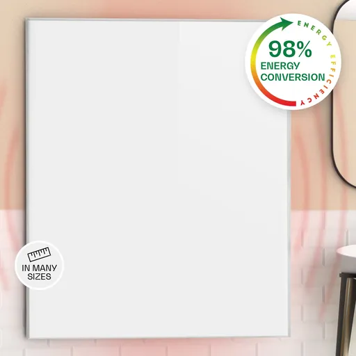 Klarstein Wonderwall Air 120, încălzitor cu infraroșu, 100 x 120 cm, 1200 W, montat pe perete, telecomandă, alb