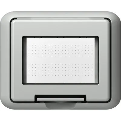 Modul rama montaj ST Cubo IP55 gri 3M, TEM Modul TEM-AQ31GY-U