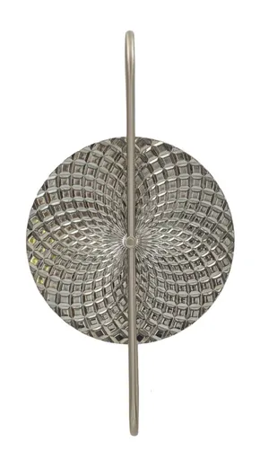 Mauro Ferretti Lampa De  Perete Argintie cm 28X15X54 | Aosom Romania