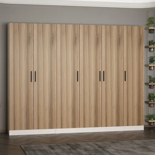 Cuier de perete, Hanah Home, Noah, 270x210x35 cm, Maro