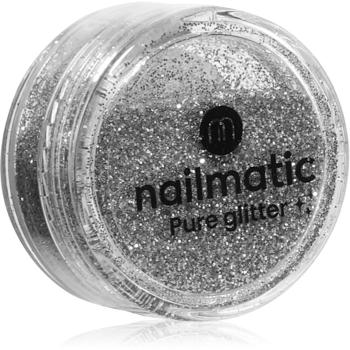 Nailmatic Pure Glitter sclipici pentru față și corp Small Silver Glitter 3 g