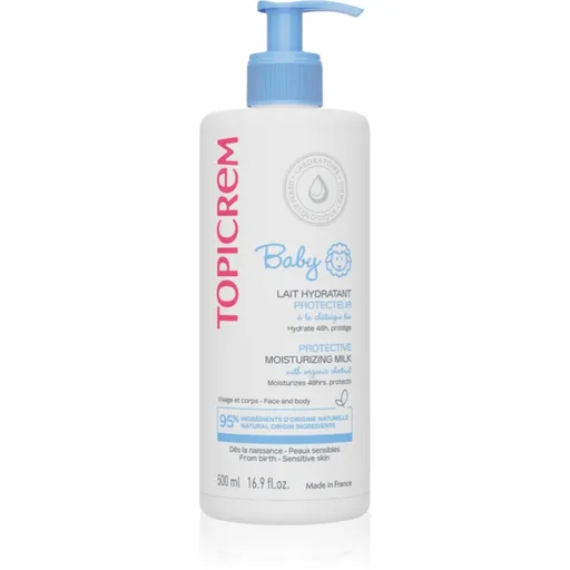 Topicrem BABY My 1st Ultra-Moisturizing Milk loțiune hidratantă pentru corp și față pentru piele uscata si sensibila 500 ml