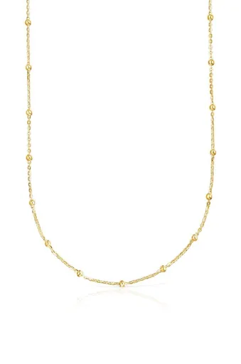 Tous Lănțișor placat cu aur cu bile Basicos 1003626700