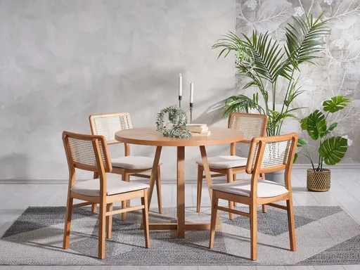 Masa, Hanah Home, Puffy, 100x75x100 cm, Natural