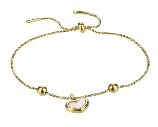 Emily Westwood Brățară romantică din oțel cu inimioare Jazlyn EWB24001G