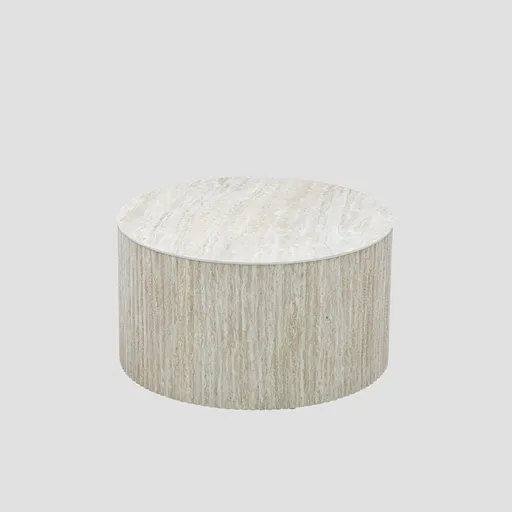 Masuta de cafea Belleza, Homla, 70x38.5 cm, lemn, bej