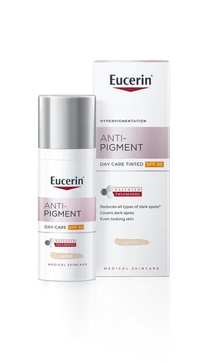Eucerin Cremă de zi tonifiantă SPF 30 Antipigment (Tinted Cream) 50 ml Medium