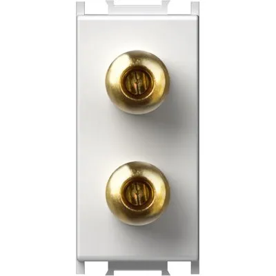 Modul Priza audio 1M alb, TEM Modul TEM-KM23PW-U