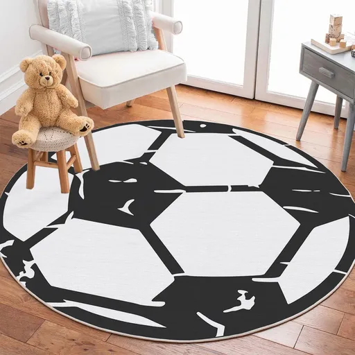 Covor, Woopamuk162, 100x100 cm, Alb