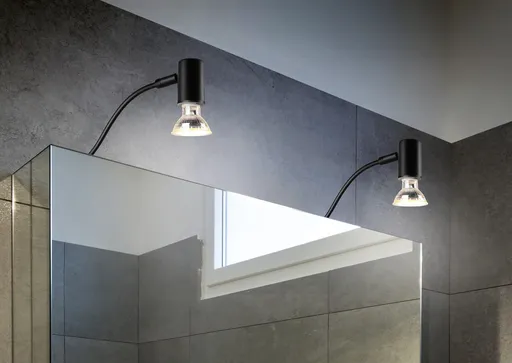 Aplica de perete Giada, TRIO, 5.4x34.3x11.4 cm, 5W, 1x GU10, metal, negru mat