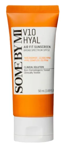 Some By Mi Cremă solară hidratantă cu protecție ridicată SPF 50 V10 Hyal (Air Fit Sunscreen) 50 ml
