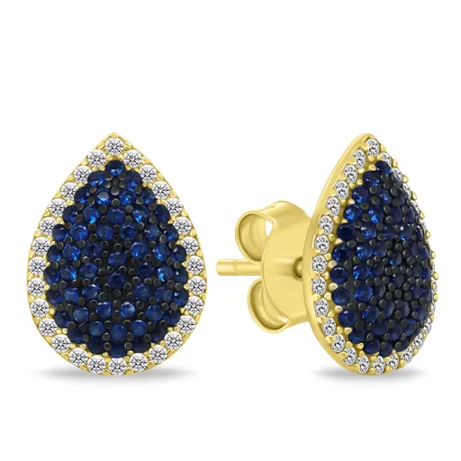 Brilio Silver Cercei eleganți din argint cu zirconiu cubic EA1154YB