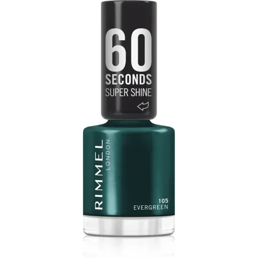 Rimmel 60 Seconds Super Shine lac de unghii culoare 105 Evergreen 8 ml