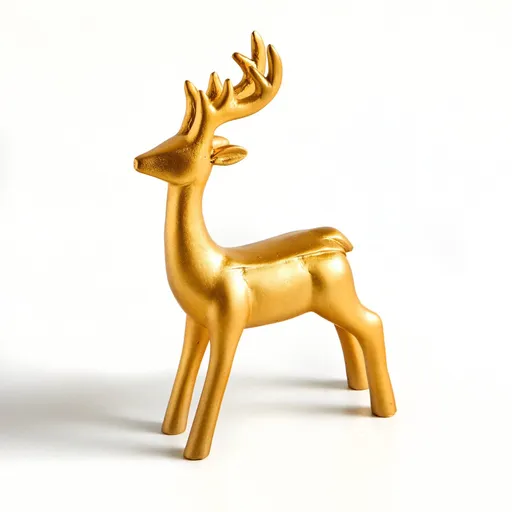 Decor de ren în aur