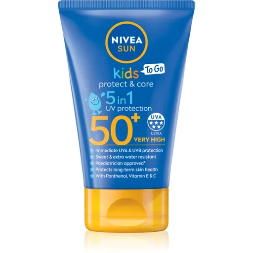 NIVEA SUN Kids lapte de soare pentru copii 5 in 1 SPF 50+ 50 ml