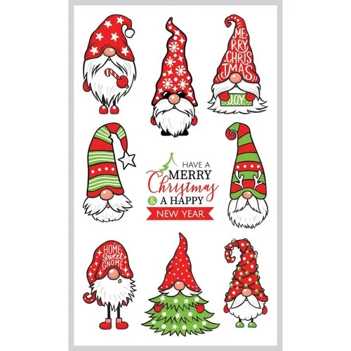 Autocolante de Crăciun Elf, 7,5 x 12,3 cm