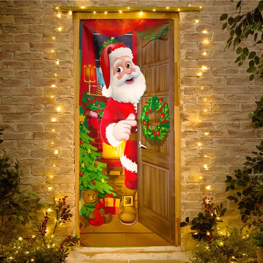 Agățătoare pentru ușă Moș Crăciun