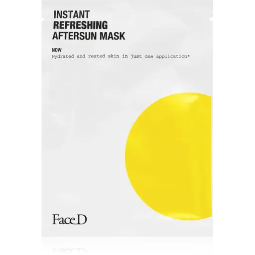 Face D Instant Refreshing Aftersun Mask masca calmanta si hidratanta dupa expunerea la soare 1 buc