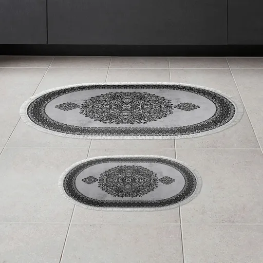 Set covorase de baie, L'essentiel Maison, 410602, Gri