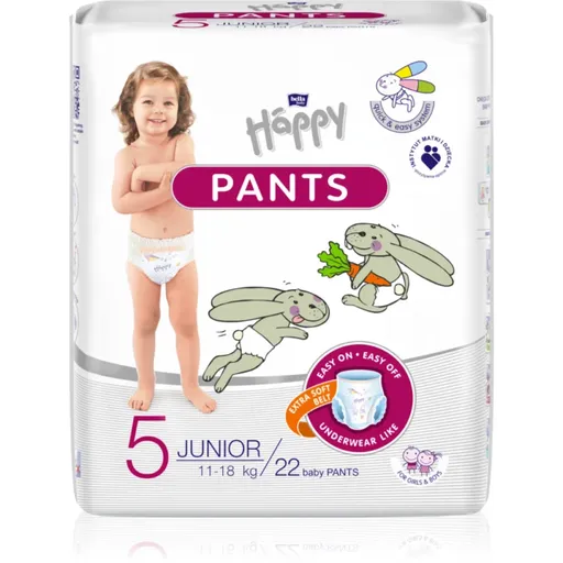 Bella Baby Happy Pants Size 5 Junior scutece de unică folosință tip chiloțel 11-18 kg 22 buc