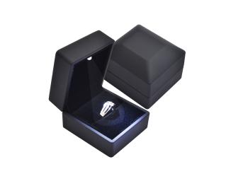 JK Box Cutie din plastic iluminată cu LED pentru inel KZ-3/A25