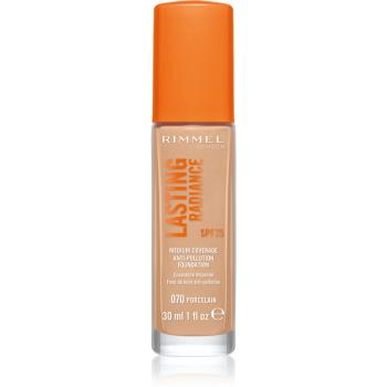 Rimmel Lasting Radiance make-up pentru luminozitate SPF 25 culoare 070 Porcelain 30 ml