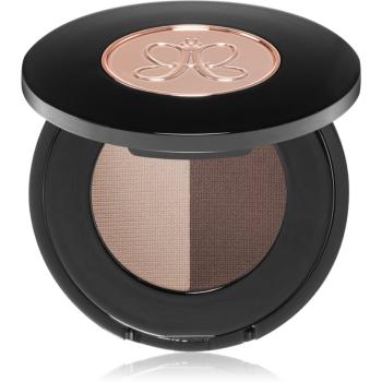 Anastasia Beverly Hills Brow Powder Duo pudră pentru sprâncene culoare Dark Brown 2x0,8 g