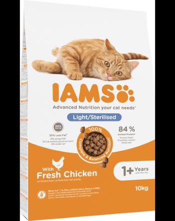 IAMS for Vitality Hrana uscata pentru pisici sterilizate, cu pui 10 kg