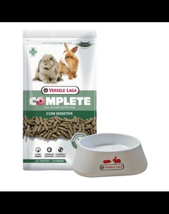 VERSELE-LAGA Hrana iepuri miniaturali Cuni Sensitive Complete 1.75kg + bol GRATIS