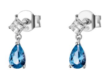 Brosway Cercei din argint cu zircon cubic Freedom Blue Fancy FFB113