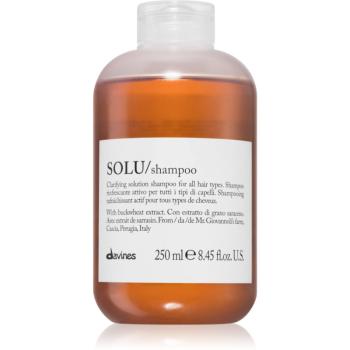 Davines Essential Haircare SOLU Shampoo curatarea profunda a scalpului cu efect revigorant 250 ml