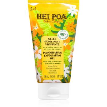 Hei Poa Tahiti Monoi Oil Zest of Lemon gel exfoliant 150 ml