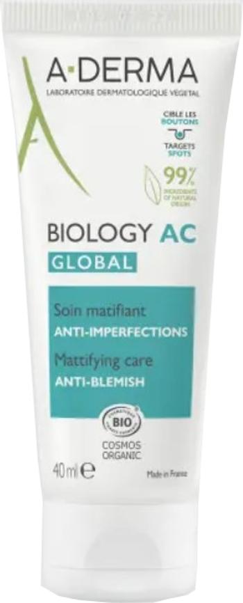 A-DERMA Îngrijire matifiantă împotriva imperfecțiunilor pielii Biology AC Global (Anti-Blemish Mattifying Care) 40 ml