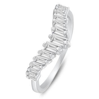 Brilio Silver Inel fermecător de argint cu zirconi limpezi RI140W 54 mm